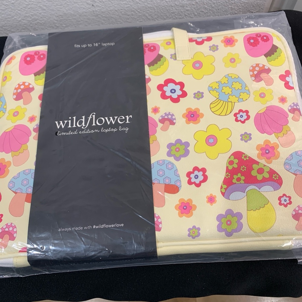 Wildflower Limited Edition Colorful Laptop Bag